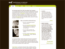 Tablet Screenshot of mcdgroupinc.com